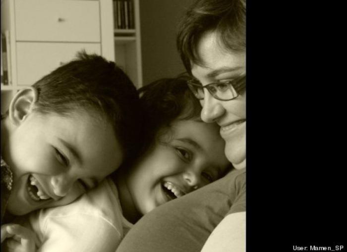 Mamá, ponte en la foto