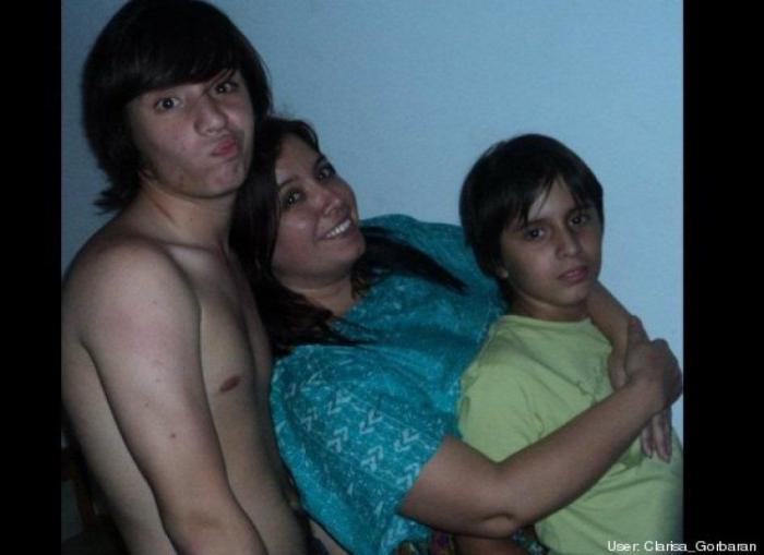 Mamá, ponte en la foto