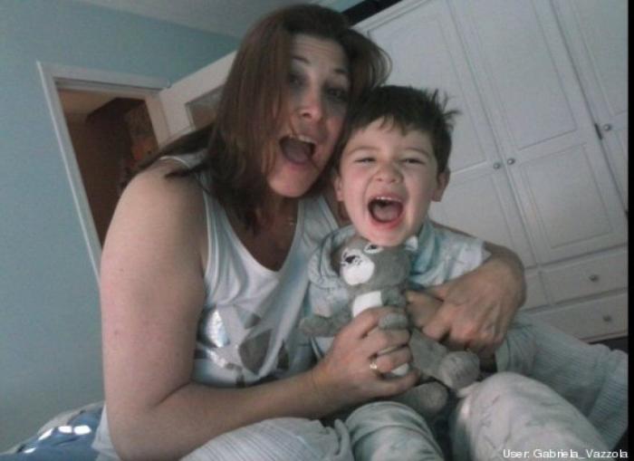 Mamá, ponte en la foto