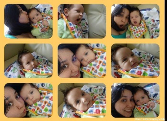 Mamá, ponte en la foto