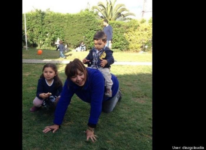 Mamá, ponte en la foto