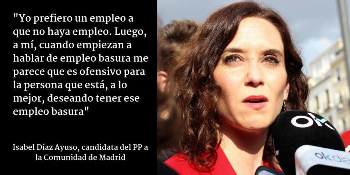 Cs y Vox rechazan pedir la comparecencia de Ayuso en la comisión de Avalmadrid