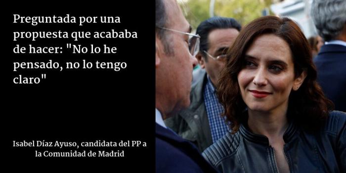 Cs y Vox rechazan pedir la comparecencia de Ayuso en la comisión de Avalmadrid