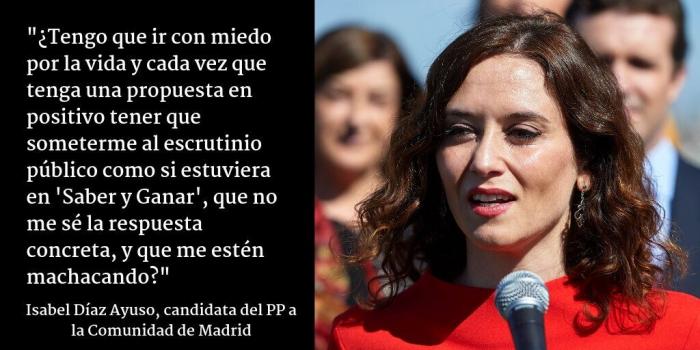 Cs y Vox rechazan pedir la comparecencia de Ayuso en la comisión de Avalmadrid