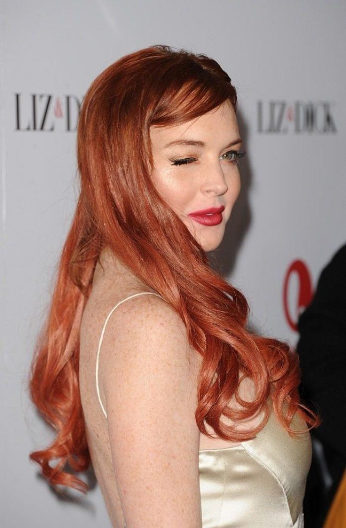 Lindsay Lohan presenta 'Liz & Dick' (FOTOS)