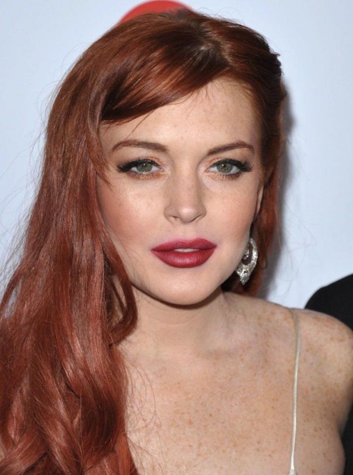 Lindsay Lohan presenta 'Liz & Dick' (FOTOS)