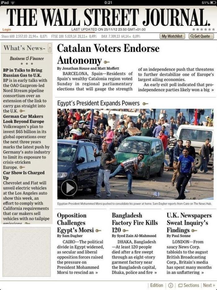 Las elecciones catalanas del 25-N en los medios de comunicación (FOTOS)