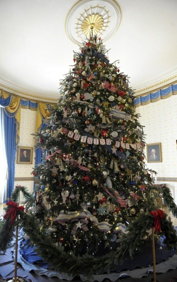 Decoración navideña: árboles de colores y luces en la Casa Blanca (FOTOS)