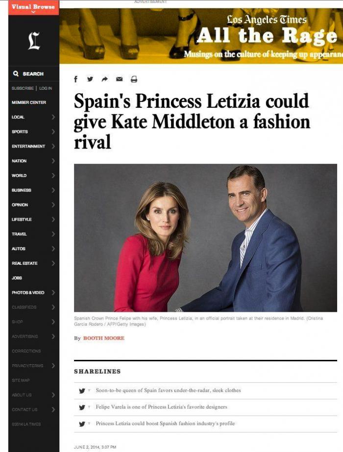 El desliz en el 'look' de Letizia en su visita al rey Juan Carlos