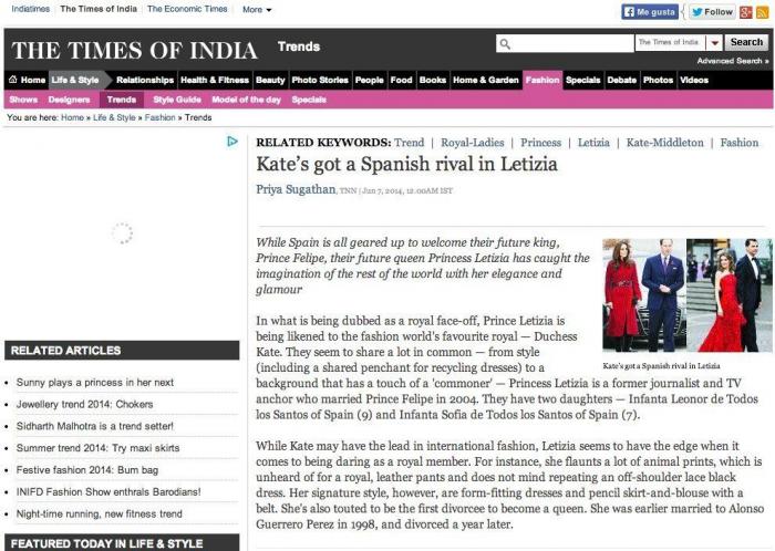 El desliz en el 'look' de Letizia en su visita al rey Juan Carlos