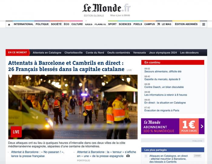 El Ayuntamiento de Barcelona pide al Congreso crear una comisión de investigación sobre los atentados del 17-A