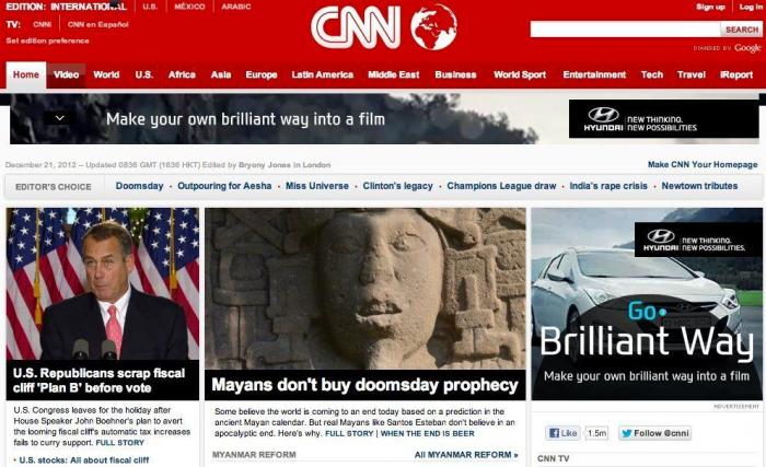 Fin del mundo: Medios que se toman, medio en serio, medio en broma, la profecía de los Mayas (FOTOS)