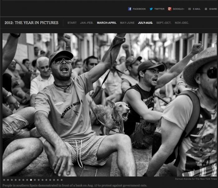 Tres fotos de España sobre la crisis se cuelan en el especial fotográfico de 'The New York Times'