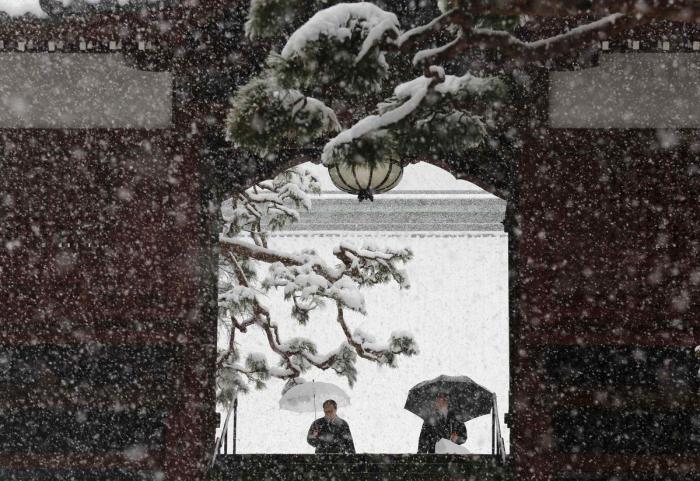 Tokio, París y otras ciudades convertidas en postales de nieve (FOTOS)