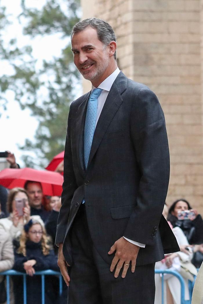 La Familia Real asiste a la misa de Pascua en la Catedral de Palma de Mallorca