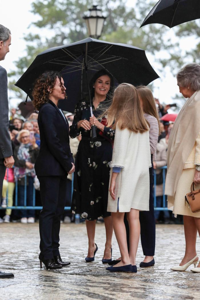 La Familia Real asiste a la misa de Pascua en la Catedral de Palma de Mallorca