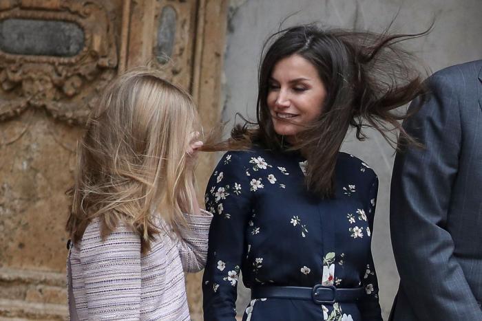 La Familia Real asiste a la misa de Pascua en la Catedral de Palma de Mallorca
