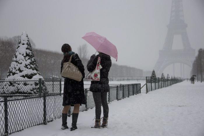 Imágenes de invierno: 11 fotos de París tras una nevada (FOTOS)