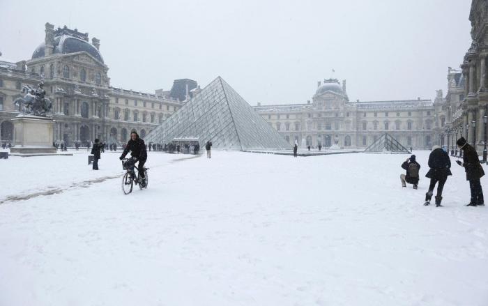 Imágenes de invierno: 11 fotos de París tras una nevada (FOTOS)