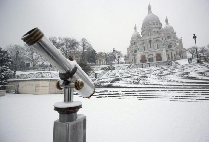 Imágenes de invierno: 11 fotos de París tras una nevada (FOTOS)