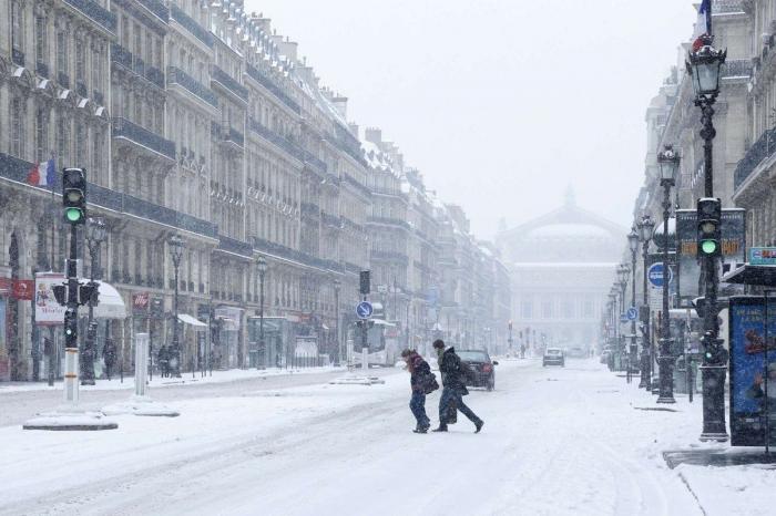 Imágenes de invierno: 11 fotos de París tras una nevada (FOTOS)