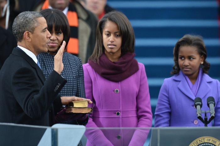 Michelle, Malia y Sasha: así vistieron las Obama en la investidura (FOTOS)