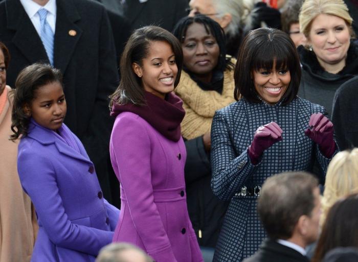 Michelle, Malia y Sasha: así vistieron las Obama en la investidura (FOTOS)