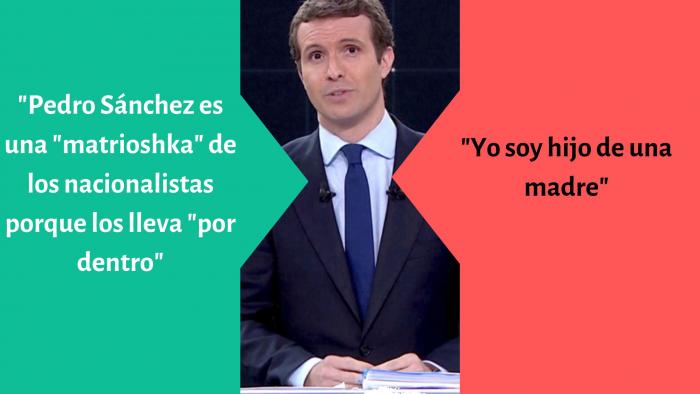 Nadie da crédito: el gráfico que Pablo Casado mostró en el debate hace daño a la vista