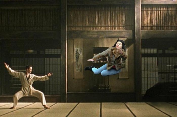 Scarlett Johansson: la caída que se transformó en montajes (GIF, TUITS, FOTOS)