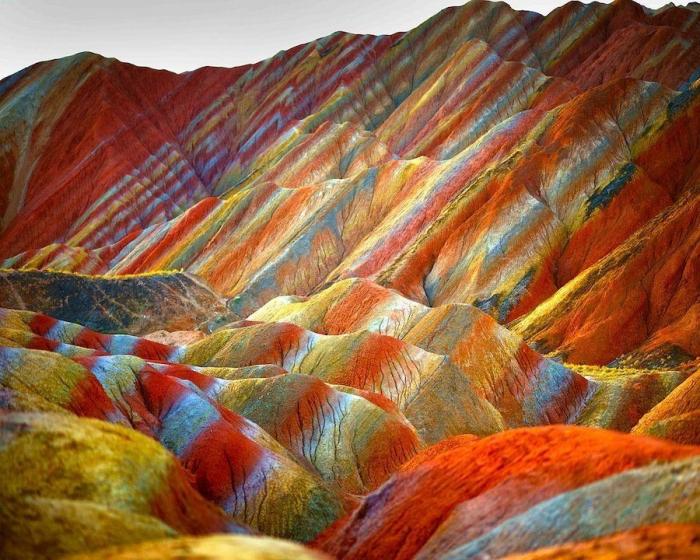 Parque Geológico Zhangye Danxia: montañas de colores en China (FOTOS)