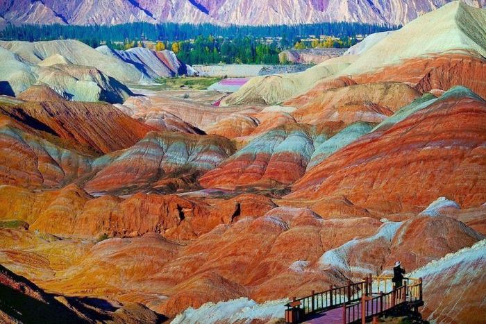 Parque Geológico Zhangye Danxia: montañas de colores en China (FOTOS)