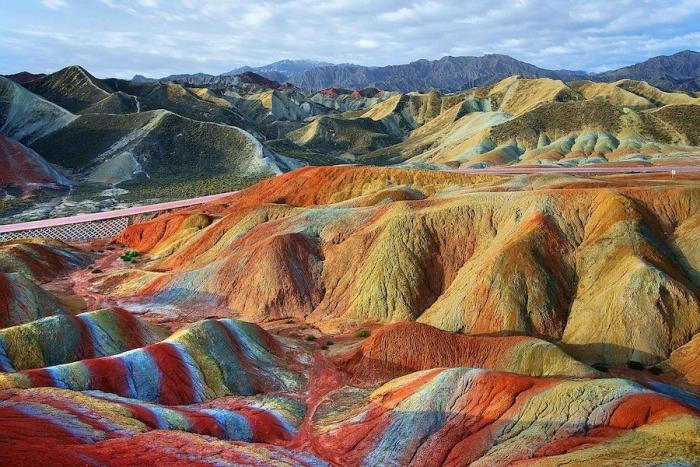 Parque Geológico Zhangye Danxia: montañas de colores en China (FOTOS)