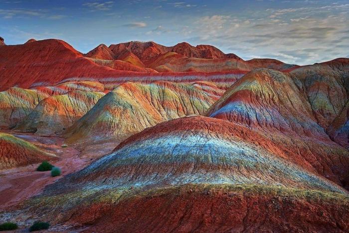 Parque Geológico Zhangye Danxia: montañas de colores en China (FOTOS)