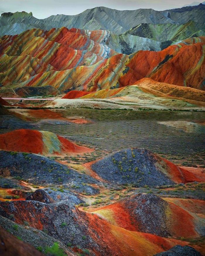 Parque Geológico Zhangye Danxia: montañas de colores en China (FOTOS)
