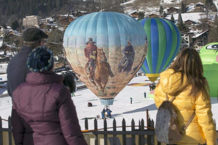 9 fotos espectaculares de globos aerostáticos en los Alpes (FOTOS)