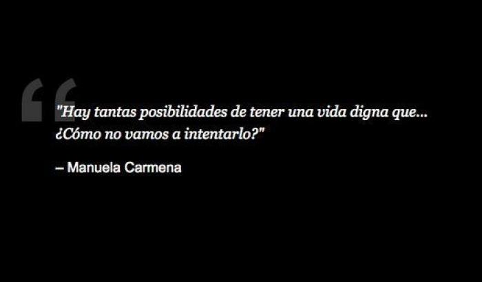 11 frases de Manuela Carmena en 'Un tiempo nuevo'