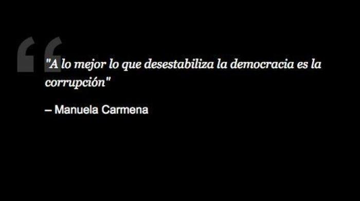 11 frases de Manuela Carmena en 'Un tiempo nuevo'
