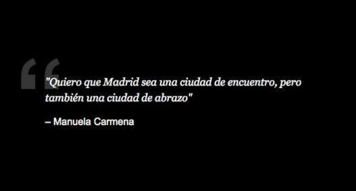 11 frases de Manuela Carmena en 'Un tiempo nuevo'