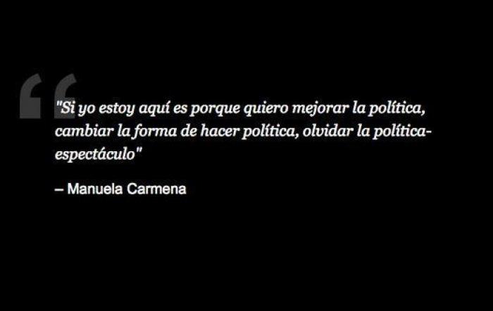 11 frases de Manuela Carmena en 'Un tiempo nuevo'