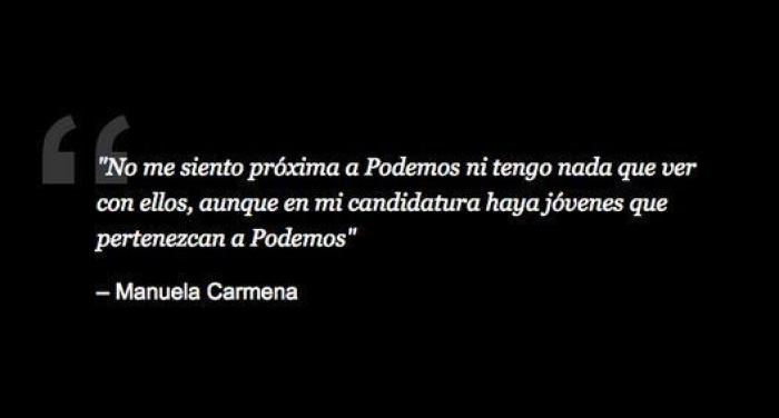 11 frases de Manuela Carmena en 'Un tiempo nuevo'