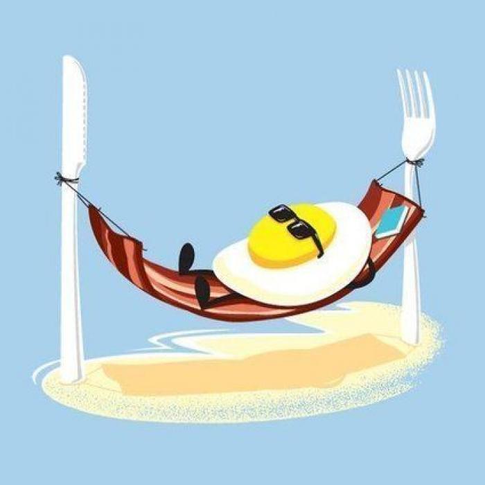 Un día cualquiera... en la vida de tu comida favorita (VIÑETAS)