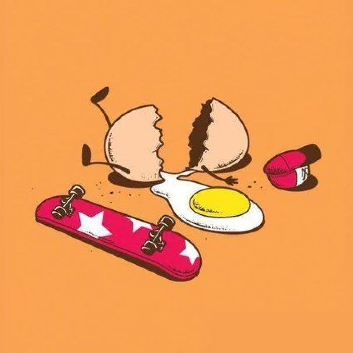 Un día cualquiera... en la vida de tu comida favorita (VIÑETAS)