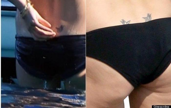 El tatuaje con errata de Gloria Camila (FOTOS)