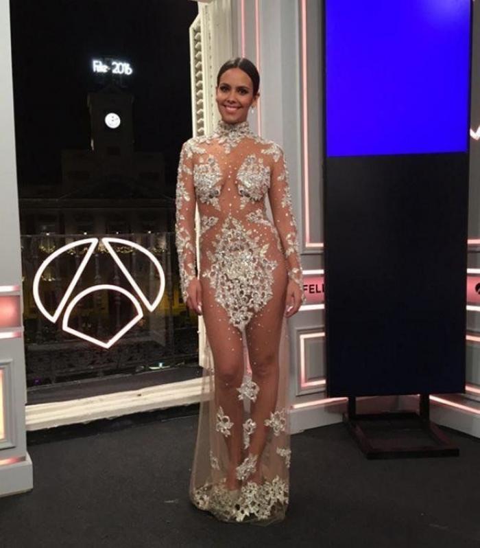 Cachondeo con este detalle del vestido de Cristina Pedroche en las Campanadas de Antena 3
