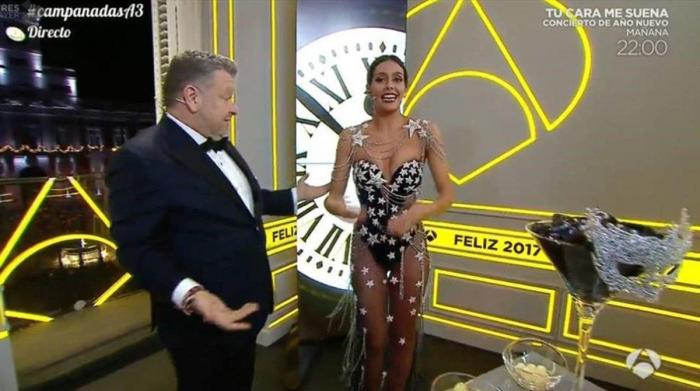 Cachondeo con este detalle del vestido de Cristina Pedroche en las Campanadas de Antena 3