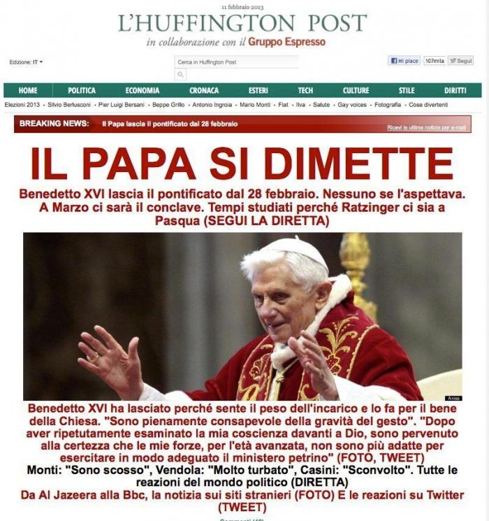 El papa lleva marcapasos y el Anillo del Pescador será destruido tras la renuncia