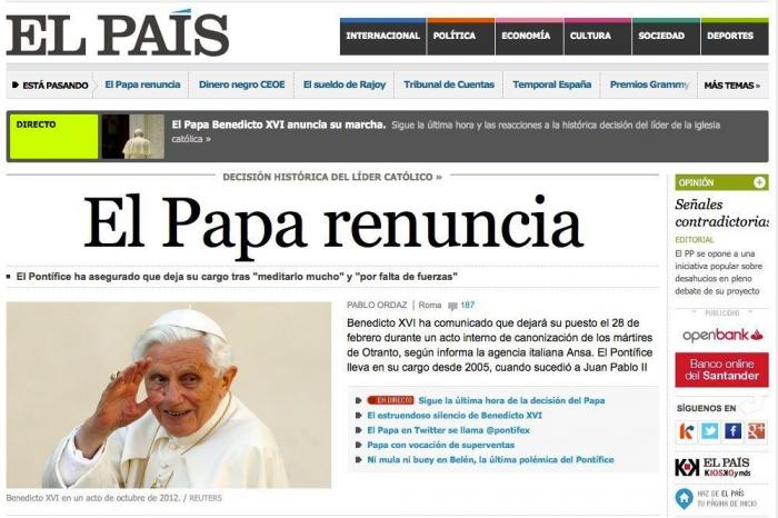 El papa lleva marcapasos y el Anillo del Pescador será destruido tras la renuncia