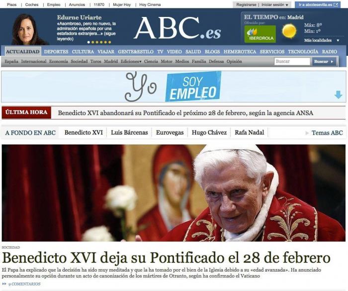 El papa lleva marcapasos y el Anillo del Pescador será destruido tras la renuncia