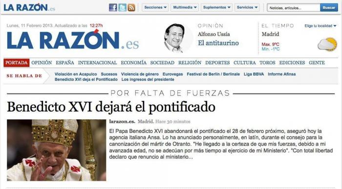 El papa lleva marcapasos y el Anillo del Pescador será destruido tras la renuncia