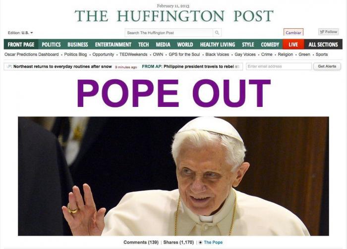 El papa lleva marcapasos y el Anillo del Pescador será destruido tras la renuncia